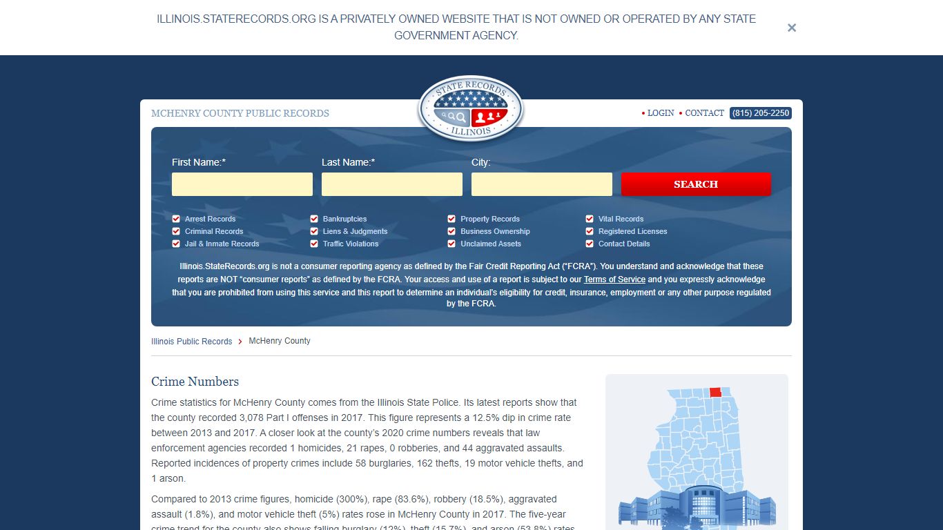 McHenry County Arrest, Court, and Public Records | StateRecords.org